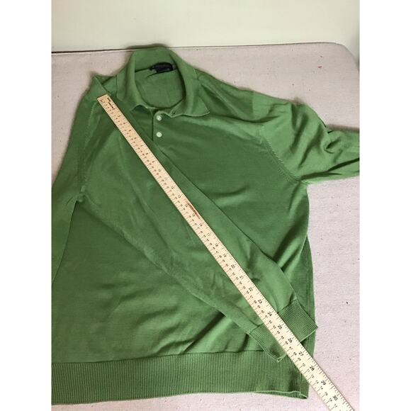 Brooks Brothers Mens Knit Polo  Long/Sl Collared Casual Pullover Sweater Sz. XXL - Picture 8 of 11